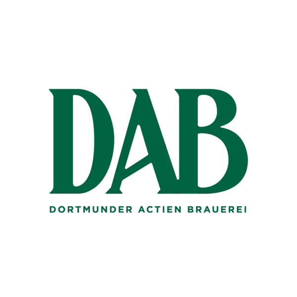 A green logo features large letters and the text "Dortmunder Aktien Brauerei".